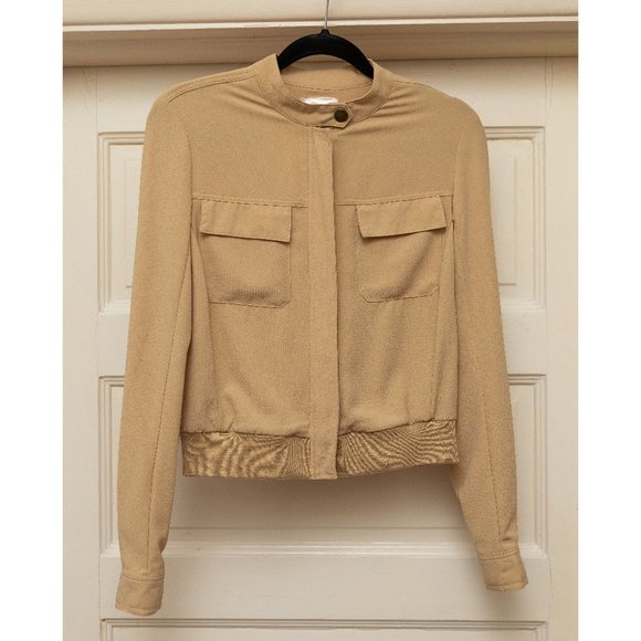 Long Sleeve Crop Marilyn Monroe Brand ZipUp Jacket - Picture 1 of 5